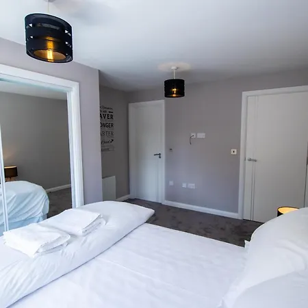 公寓 Modern 2 Bedroom Flat With 2 Ensuite Bathrooms In For Up To 4 People